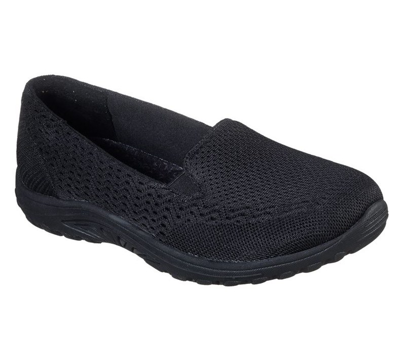 Skechers Relaxed Fit: Reggae Fest - Pillows - Womens Slip On Shoes Black [AU-ET9069]